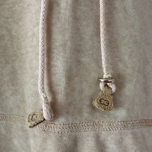 Escada Womens Velour Pullover‎ Cotton Blend Knit Sweater Hoodie Sz 34 Small - Picture 3 of 11